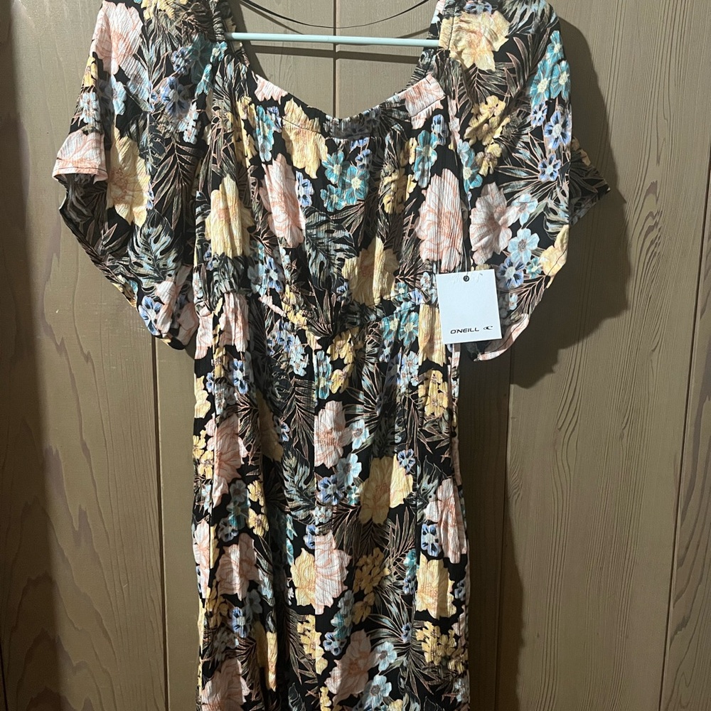 Floral Off-Shoulder Dress